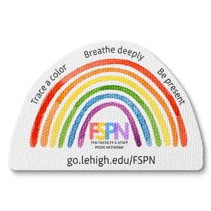 Sensory Watercolor Rainbow Breathing Sticker - Custom Logo 3"