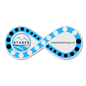 Fidget Infinity Sticker - Custom Logo 3"
