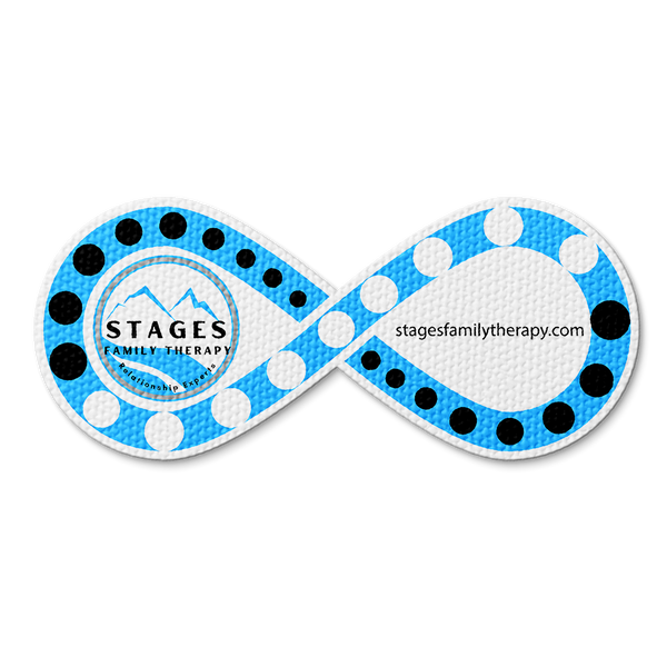 Fidget Infinity Sticker - Custom Logo 3"