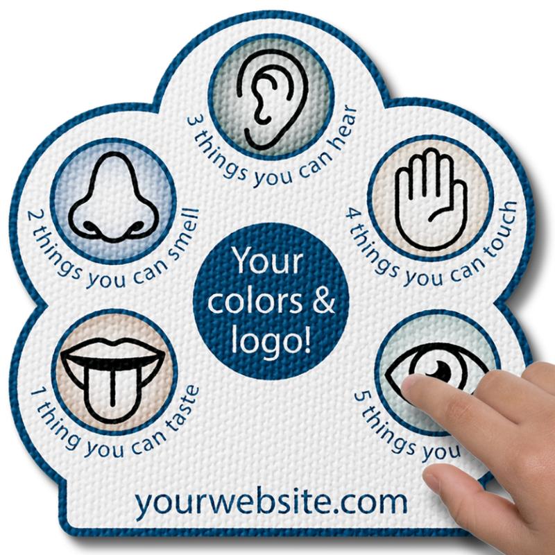 Tactile Five Senses Sticker - Custom Logo 3"