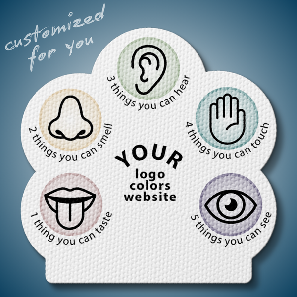 Tactile Five Senses Sticker - Custom Logo 3"