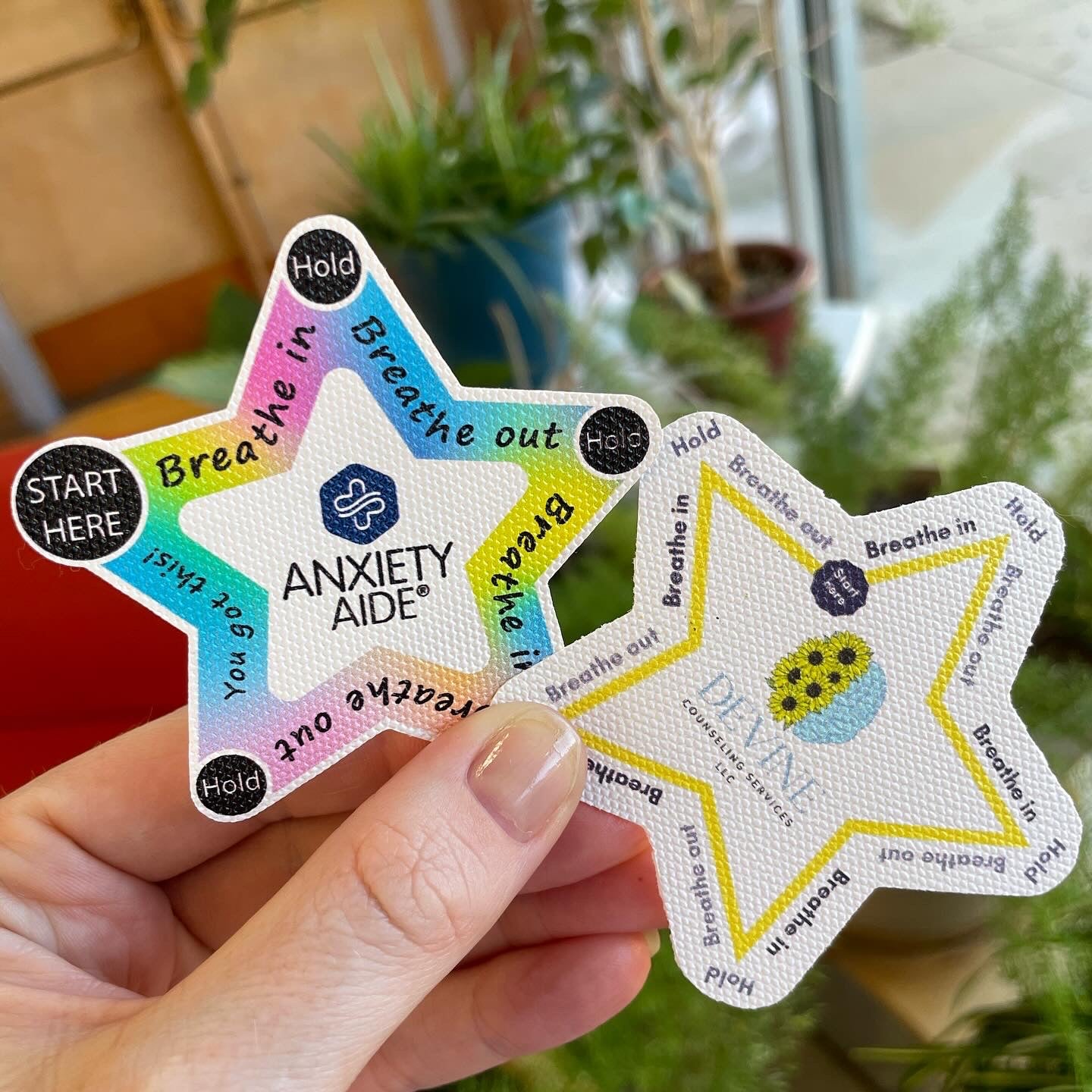 Custom Textured Stickers for Sensory and Anxiety Calm Strips