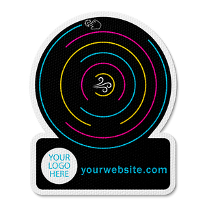 Sensory Circle Maze Fidget Sticker - Custom Logo 3"