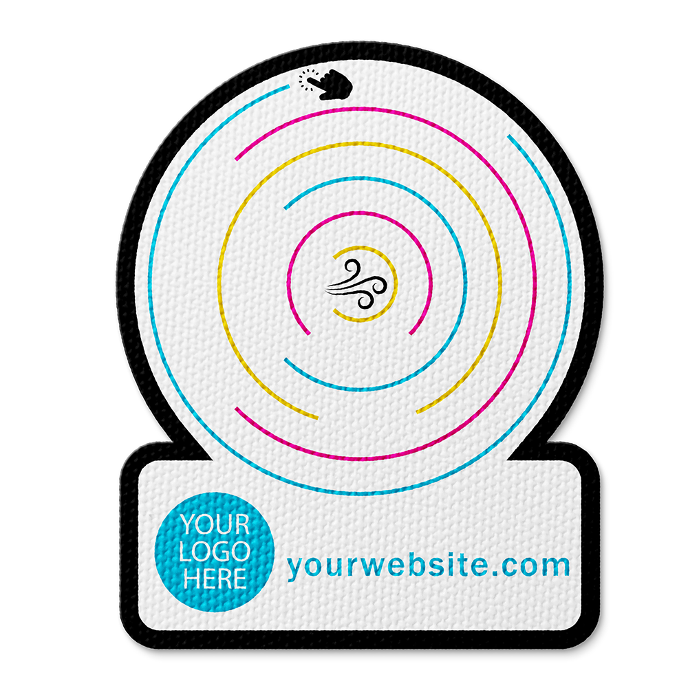 Sensory Circle Maze Fidget Sticker - Custom Logo 3"