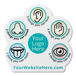 Tactile Five Senses Sticker - Custom Logo 3"