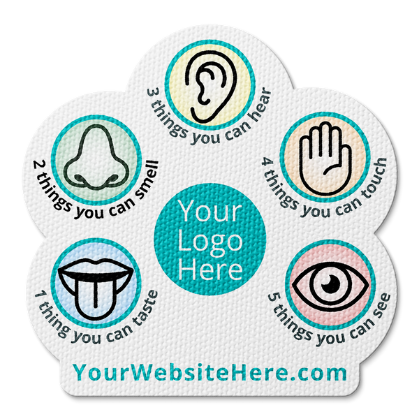 Tactile Five Senses Sticker - Custom Logo 3"