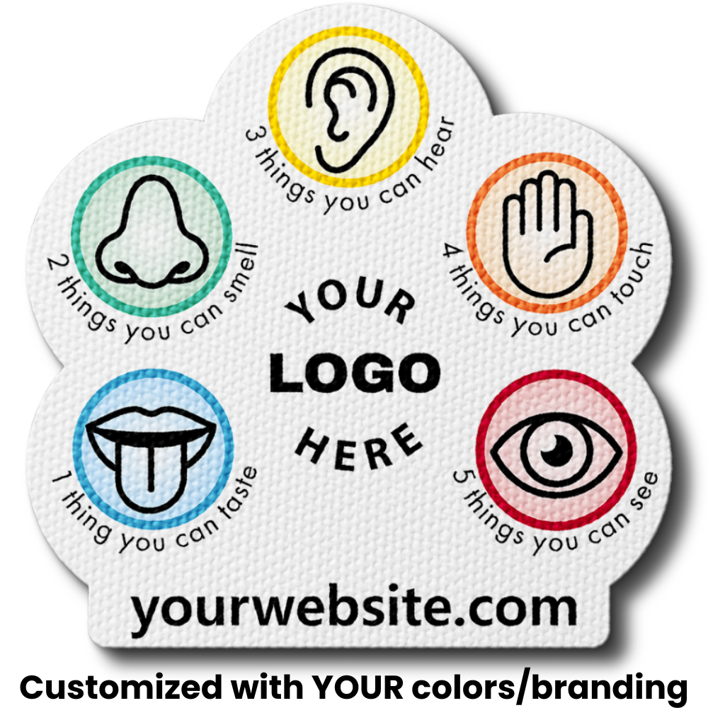 Tactile Five Senses Sticker - Custom Logo 3"