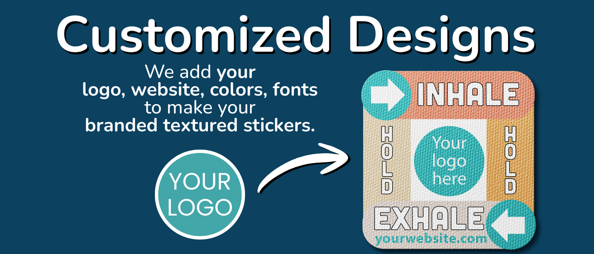 Textured Sticker Designs Bulk Printer for Custom Textured Stickers, Sensory and Fidget Stickers