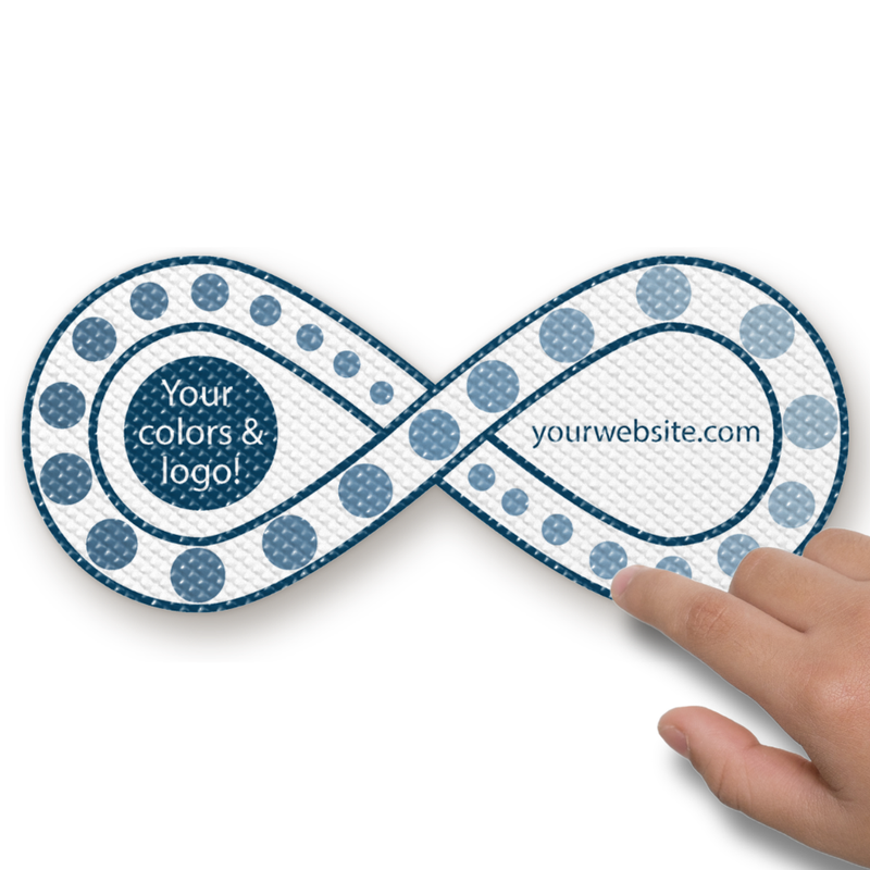 Fidget Infinity Sticker - Custom Logo 3"