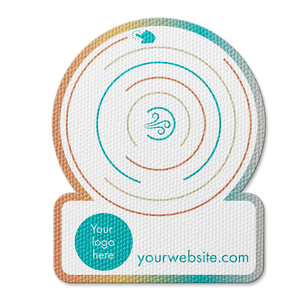 Sensory Circle Maze Fidget Sticker - Custom Logo 3"