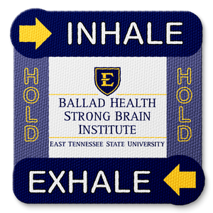 Textured Breathing Square Sticker - Custom Logo 3