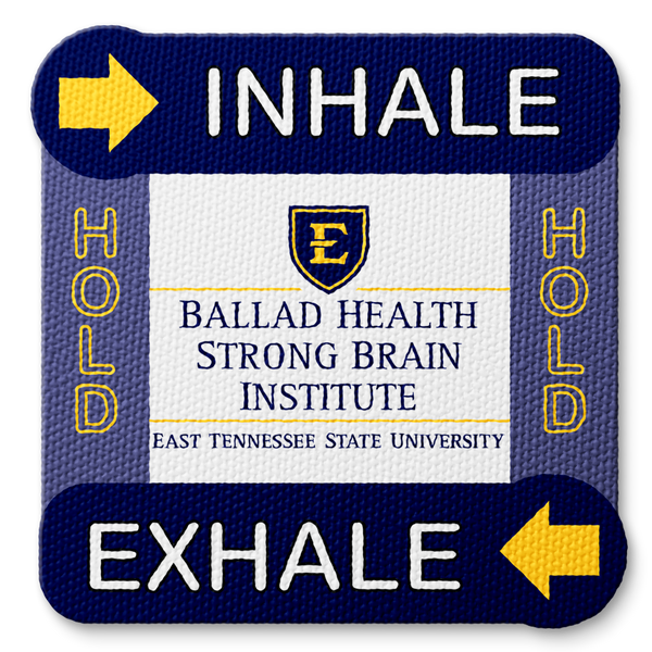 Textured Breathing Square Sticker - Custom Logo 3