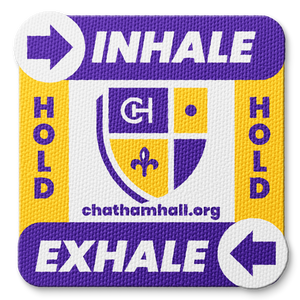 Textured Breathing Square Sticker - Custom Logo 3