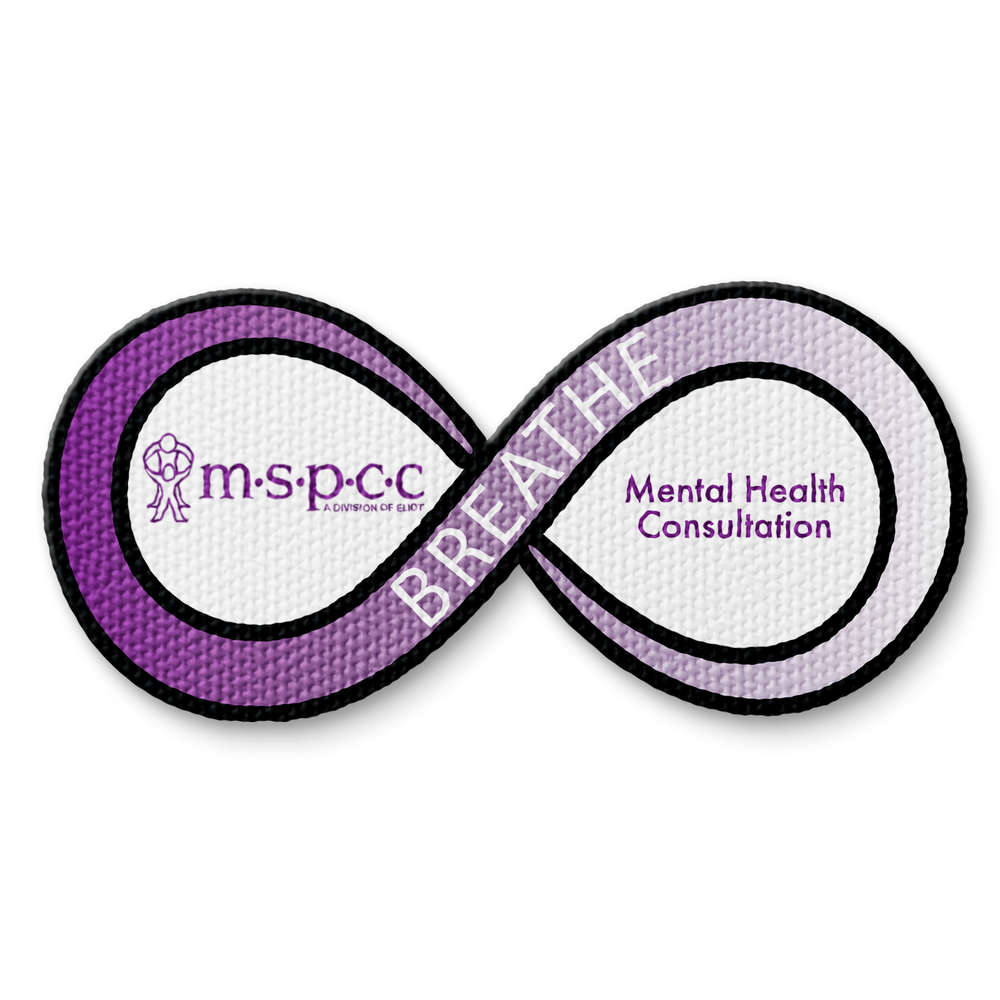 Textured Infinity Breathing Sticker - Custom Logo 3"