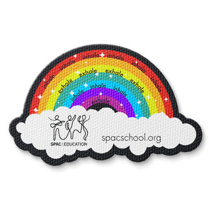 Sensory Rainbow Breathing Sticker - Custom Logo 3"