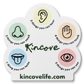 Tactile Five Senses Sticker - Custom Logo 3"