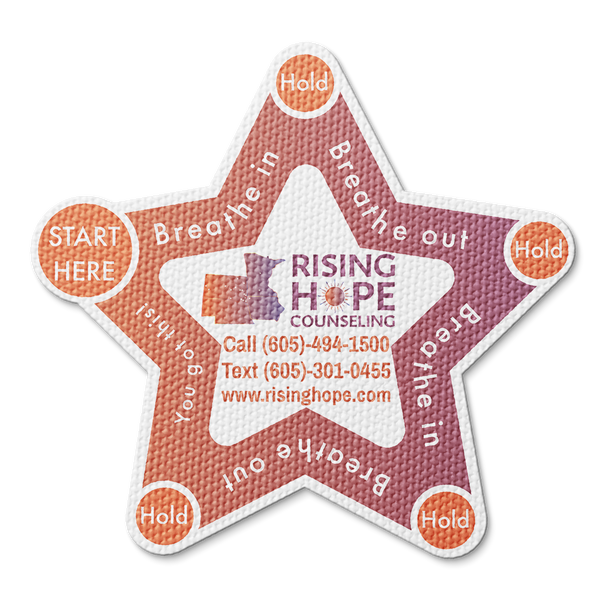 Outreach Promotional Sticker Examples Custom Textured Stickers for Non-Profits & Charities | Outreach & Supp