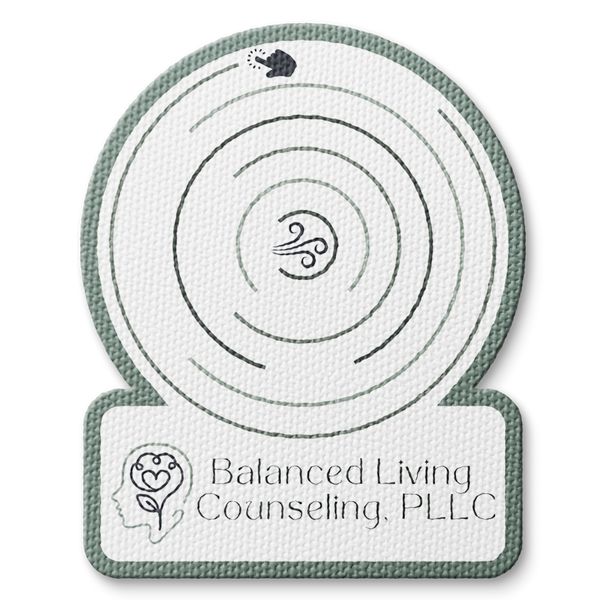 Sensory Circle Maze Fidget Sticker - Custom Logo 3"