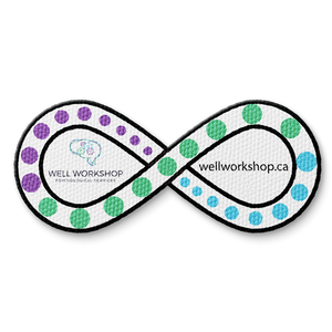 Fidget Infinity Sticker - Custom Logo 3"