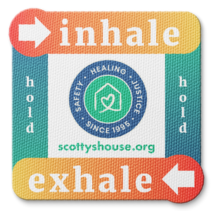 Textured Breathing Square Sticker - Custom Logo 3