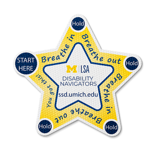 Textured Breathing Star Sticker - Custom Logo 3"