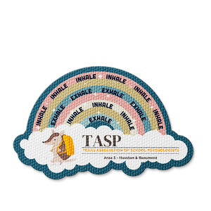 Sensory Rainbow Breathing Sticker - Custom Logo 3"