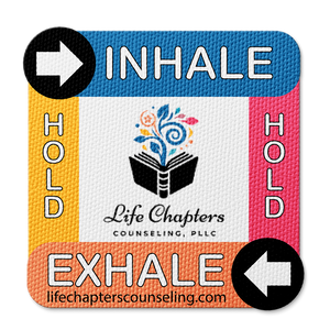 Textured Breathing Square Sticker - Custom Logo 3