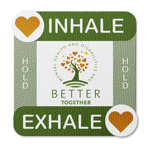 Textured Breathing Square Sticker - Custom Logo 3