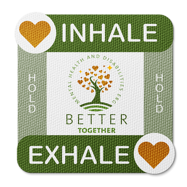 Textured Breathing Square Sticker - Custom Logo 3