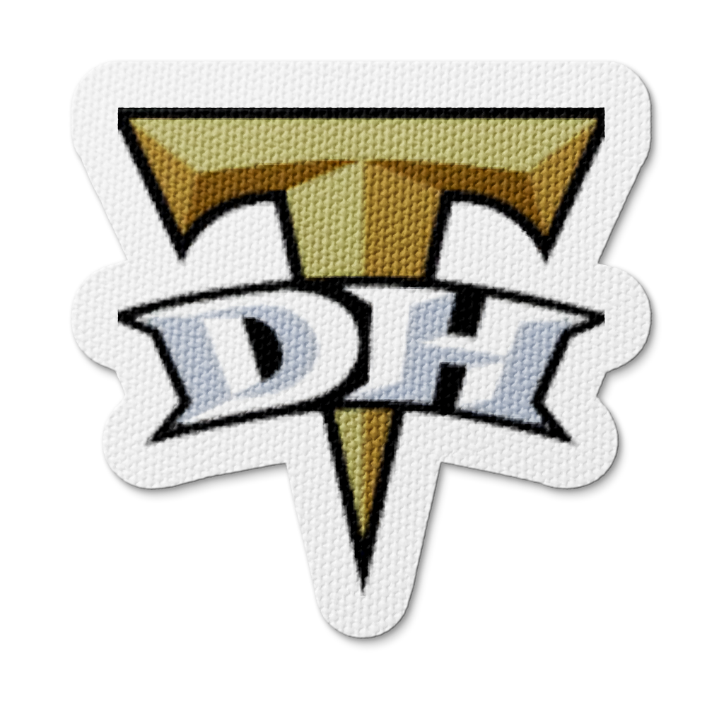 Custom textured sticker sample