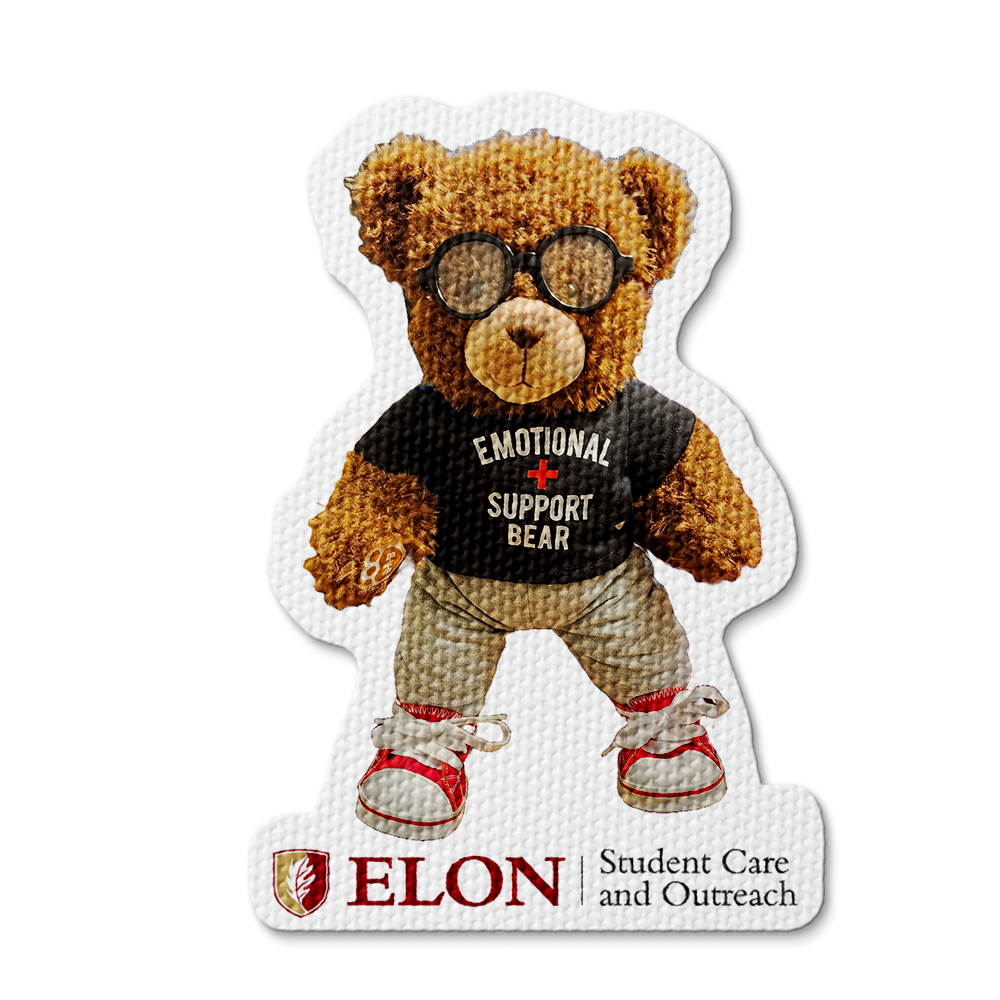 Custom textured sticker sample