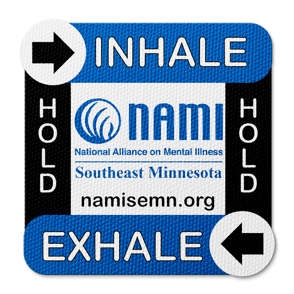 Textured Breathing Square Sticker - Custom Logo 3