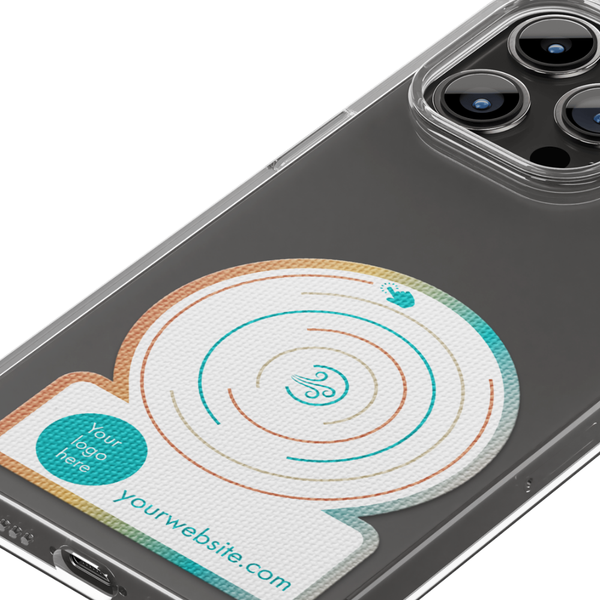 Sensory Circle Maze Fidget Sticker - Custom Logo 3"