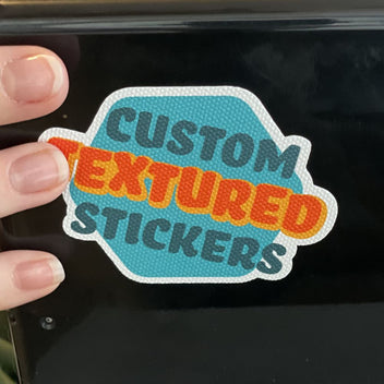 Print Your Design - Die-Cut Sensory Textured Stickers