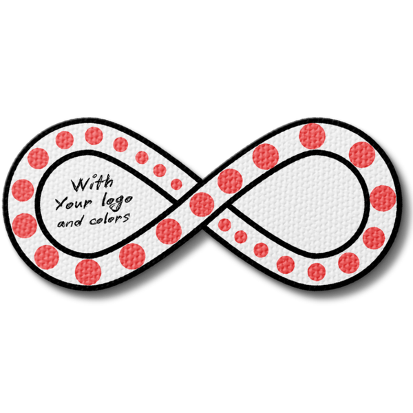 Fidget Infinity Sticker - Custom Logo 3"