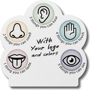 Tactile Five Senses Sticker - Custom Logo 3"