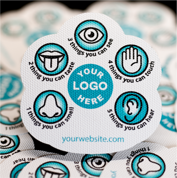 Tactile Five Senses Sticker - Custom Logo 3"