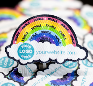 Sensory Rainbow Breathing Sticker - Custom Logo 3"