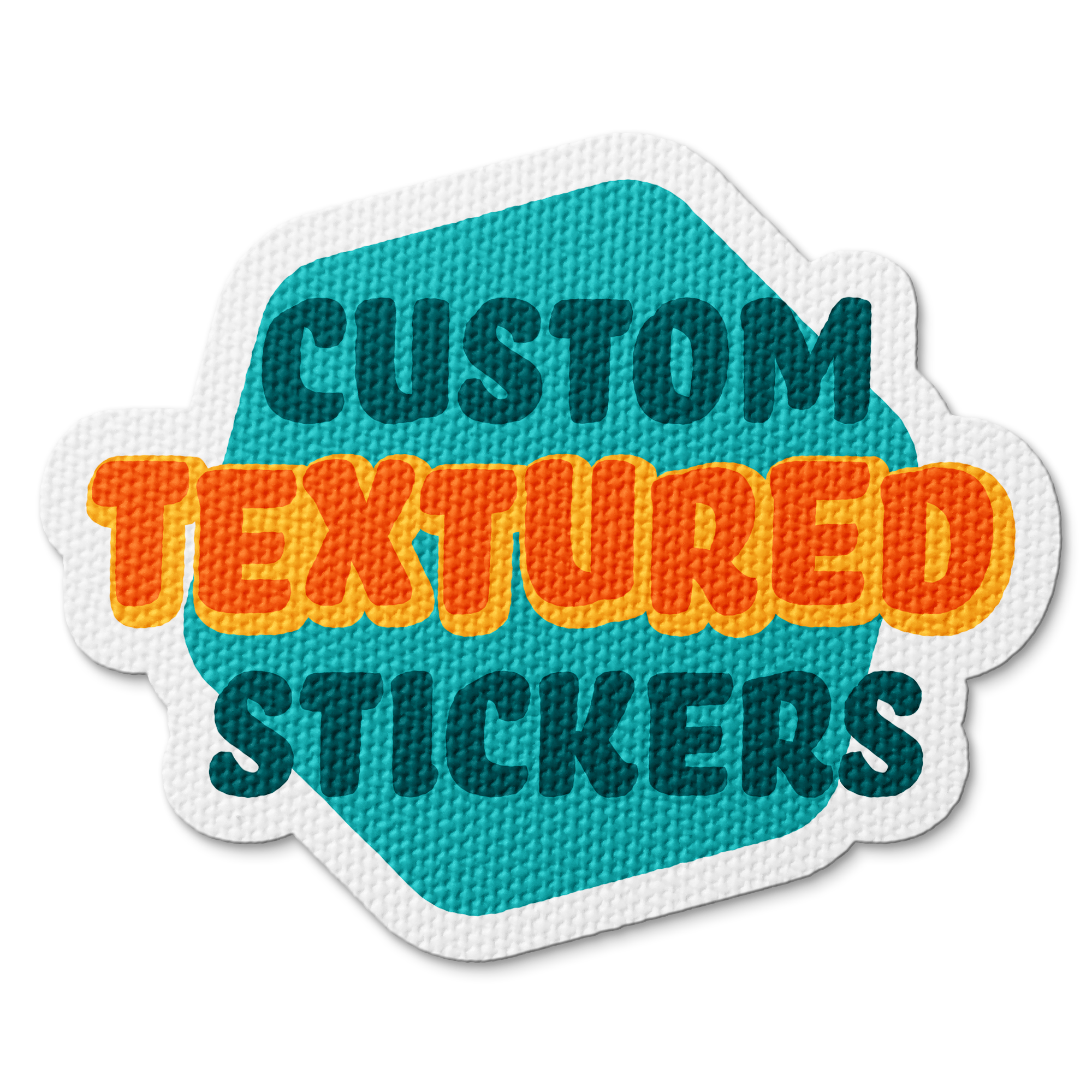 Custom Textured Stickers